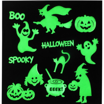 Купить Фосфорные наклейки "Halloween" оптом
